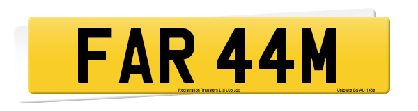 Registration number FAR 44M